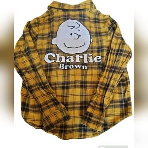 Peanuts Charkie Brown Flannel Shirt